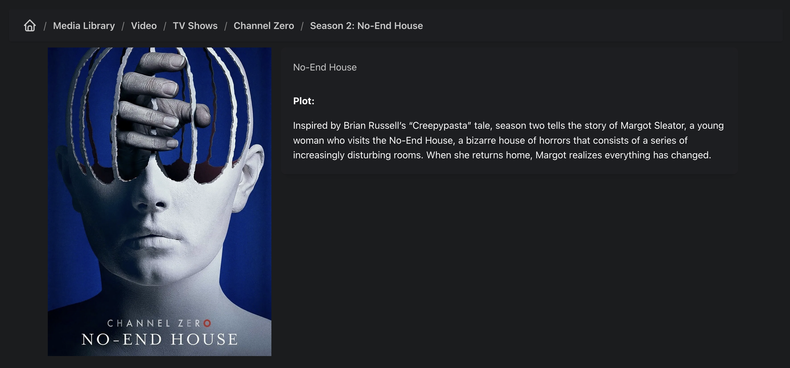 Beispiel für eine Serienansicht