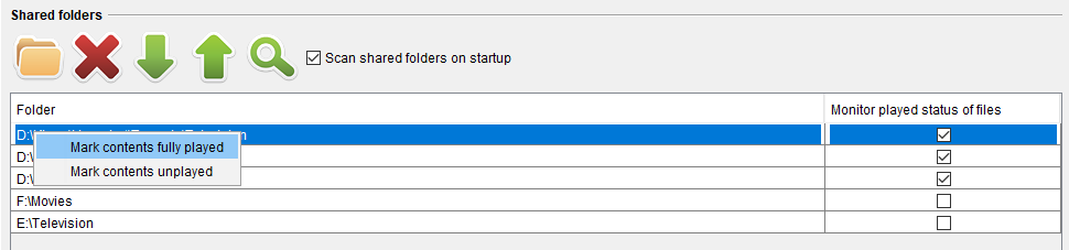 디렉터리를 완전히 재생된 것으로 표시하는 방법의 예